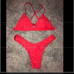 Red bikini